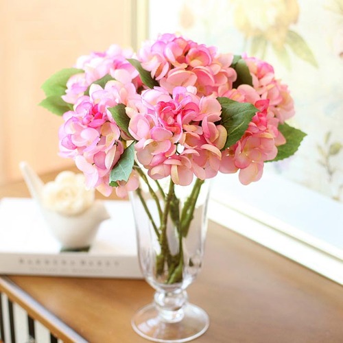 唯美绣球仿真花 家居饰品摆件客厅装饰花假花卉绢花